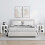 Berkfield Bedside Table 2 pcs White 40 x 35 x 50 cm Engineered Wood 4