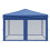 Berkfield Folding Party Tent with Sidewalls Blue 3x3 m 4