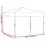 Berkfield Folding Party Tent with Sidewalls Blue 3x3 m 9