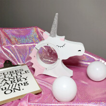 Cute Unicorn Wooden Piggy Bank for Kids Girls Boys Gift Decorative Coin Bank Nursery Decor