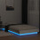 Berkfield Bed Frame with LED Lights without Mattress White 75x190cm 4