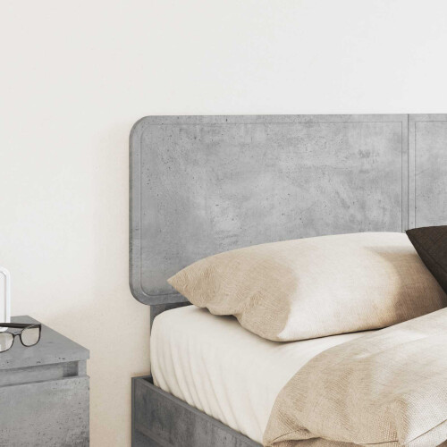Berkfield Headboard Concrete Grey Engineered wood 2