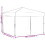 Berkfield Folding Party Tent with Sidewalls Red 3x3 m 9