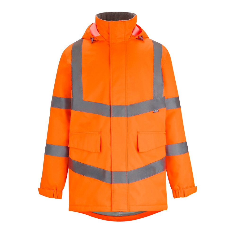 Regatta Men's Orange (4Xl, ) Pro Contract Dover Hi-Vis Parka