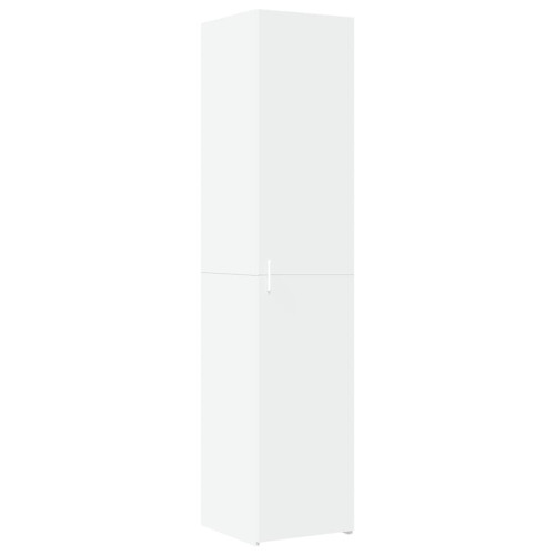Berkfield Highboard White 40x42.5x185 cm Engineered Wood 1