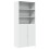 Berkfield Highboard White 80x42.5x185 cm Engineered Wood 2