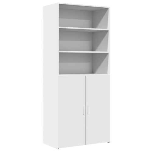 Berkfield Highboard White 80x42.5x185 cm Engineered Wood 1