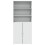 Berkfield Highboard White 80x42.5x185 cm Engineered Wood 3