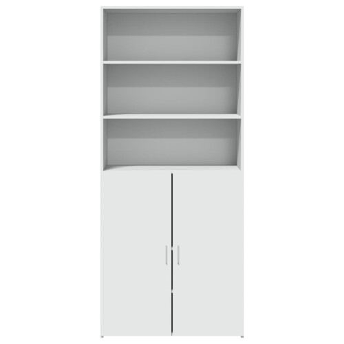 Berkfield Highboard White 80x42.5x185 cm Engineered Wood 2