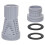 Berkfield 2 Piece Pool Hose Connectors Plastic 5