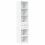 Berkfield Highboard White 40x42.5x185 cm Engineered Wood 2