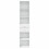 Berkfield Highboard White 40x42.5x185 cm Engineered Wood 4
