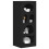 Berkfield Sideboard Black 40 x 35 x 100.5 cm Engineered Wood 3