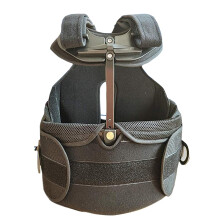 Adjustable Back Brace for Scoliosis, Thoracic Lumbar Support with Pulley Compression System, L