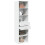 Berkfield Highboard White 50x42.5x185 cm Engineered Wood 3