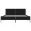 Berkfield Bed Frame without Mattress Black 150x200 cm King Size 4