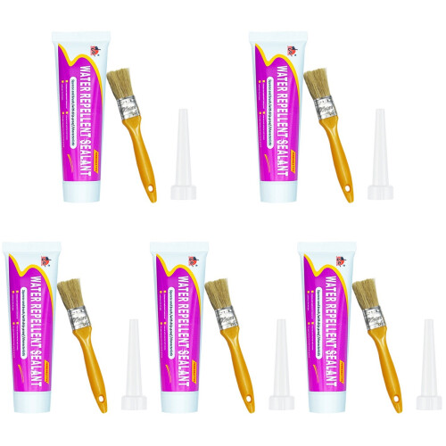 5Sets Water Sealant Paste Home Use Assorted Colors Strong Adhesive