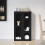 Berkfield Sideboard Black 59 x 35 x 100.5 cm Engineered Wood 4