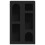 Berkfield Sideboard Black 59 x 35 x 100.5 cm Engineered Wood 6