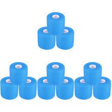 12 Blaue Stoßdämpfende Sportbandagen Elastischem