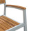 Berkfield Garden Dining Set 7 pcs Grey Solid Acacia Wood 6