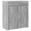 Berkfield Sideboard Grey Sonoma 80x42.5x93 cm Engineered Wood 2