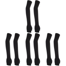 8St Comfortabele Zwarte Arm Sleeves Uv-Bestendige Outdoor Beschermers