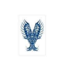 Gradual Color Waterproof Semi Permanent Tattoo Sticker for Arm and Chest Realistic Herbal Design GZX092