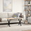 Berkfield Coffee Table X-Frame 90x40x45 cm Solid Wood Pine and Steel 3