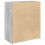 Berkfield Sideboard Grey Sonoma 80x42.5x93 cm Engineered Wood 4