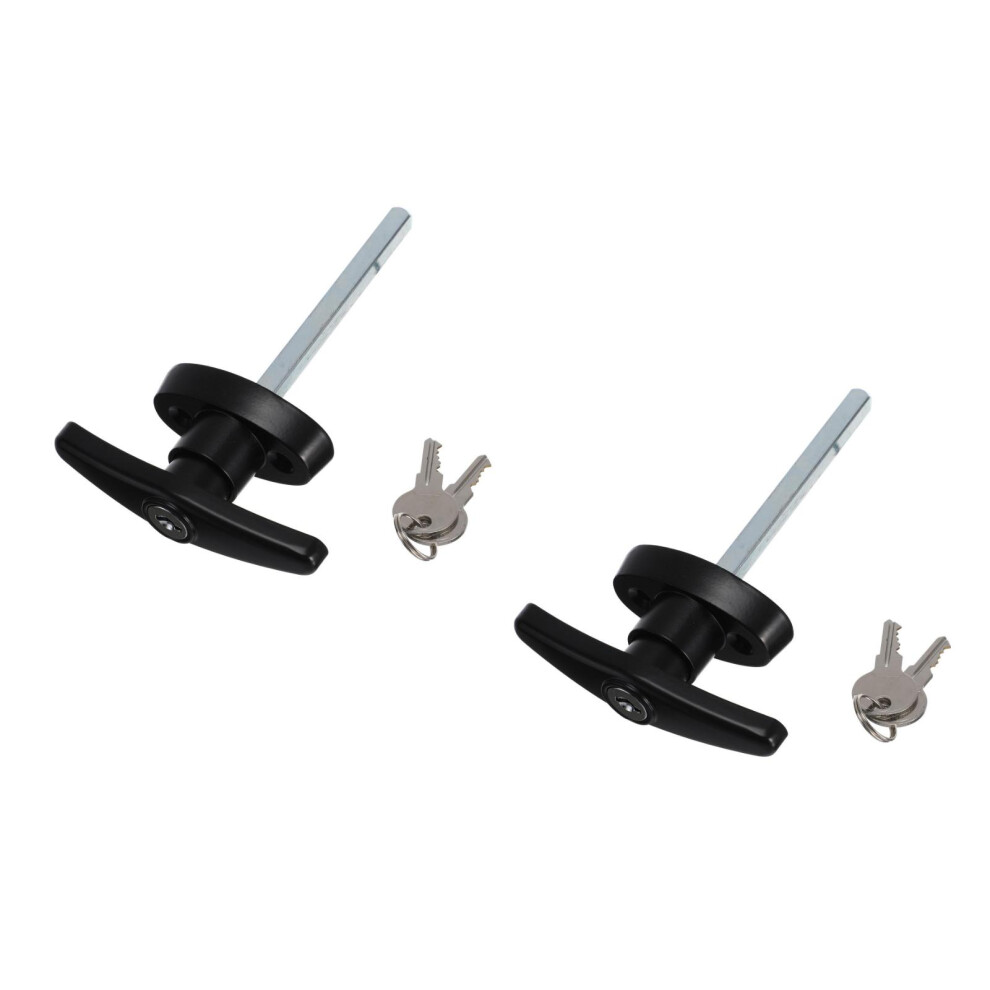 2Pcs Assorted Color T Handle Lock Cam For Power And Toolbox Cabinets 3752206483343