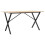 Berkfield Dining Table X-Frame 160x80x75 cm Solid Wood Pine and Steel 2
