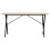 Berkfield Dining Table X-Frame 160x80x75 cm Solid Wood Pine and Steel 4