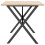 Berkfield Dining Table X-Frame 160x80x75 cm Solid Wood Pine and Steel 5