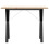 Berkfield Dining Table Y-Frame 100x50x75 cm Solid Wood Pine and Steel 4