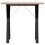 Berkfield Dining Table Y-Frame 80x50x75 cm Solid Wood Pine and Steel 4