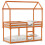 Berkfield Bunk Bed without Mattress Wax Brown 90x190 cm Single Solid Wood Pine 2