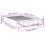 Berkfield Bed Frame without Mattress Concrete Grey 135x190 cm Double 6