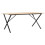 Berkfield Dining Table X-Frame 180x90x75 cm Solid Wood Pine and Steel 2