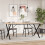 Berkfield Dining Table X-Frame 180x90x75 cm Solid Wood Pine and Steel 3