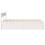 Berkfield Bed Frame without Mattress White 150x200 cm King Size Solid Wood Pine 5