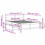 Berkfield Bed Frame without Mattress White 150x200 cm King Size Solid Wood Pine 6