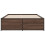 Berkfield Bed Frame without Mattress Brown Oak 135x190 cm Double 4
