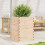 Berkfield Garden Planter 50x50x68.5 cm Solid Wood Pine 3
