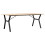 Berkfield Dining Table Y-Frame 200x100x75 cm Solid Wood Pine and Steel 2