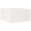 Berkfield Garden Planter White 90x90x46 cm Solid Wood Pine 2