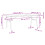 Berkfield Dining Table Y-Frame 200x100x75 cm Solid Wood Pine and Steel 6