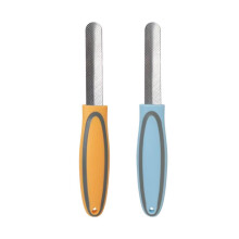 DualSided Pet Nail File for Cats and Dogs, Diamond Texture with Rounded Safety Tip and Nonslip Handle