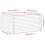 Berkfield Garden Planter White 90x90x46 cm Solid Wood Pine 6
