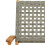 Berkfield 3 Piece Bistro Set Grey Poly Rattan and Solid Wood 6